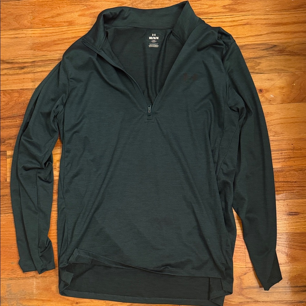 Under Armour Forest Green Half-Zip Top